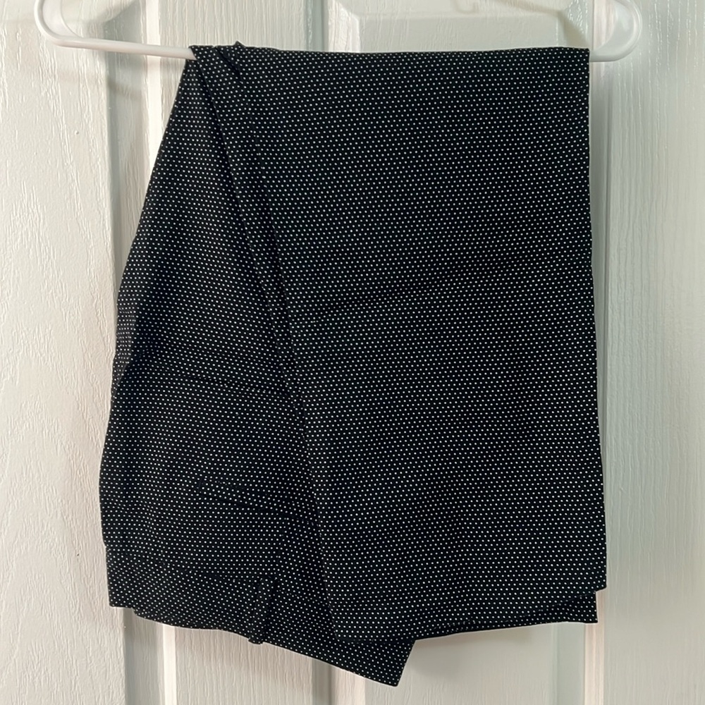 Black Polkadot Worthington ankle pants